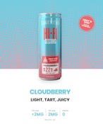 HI-FI SESSIONS CLOUDBERRY 2:2 SPARKLING WATER  8MG 4/PK