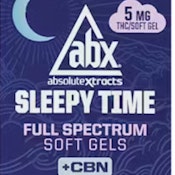 SLEEPY TIME 5MG THC : 2.5MG CBN SOFTGELS (10 CAPSULES)