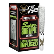 SUPER SOUR APPLE FROSTED FLYERS INFUSED PREROLLS 2.5G 5PK