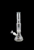 #15 SALT SHAKER GLASS BONG W/ PERCOLATOR