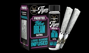BLUE DREAM FROSTED FLYERS INFUSED PREROLLS 2.5G 5PK