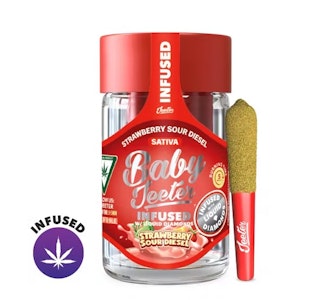 STRAWBERRY SOUR DIESEL BABY INFUSED PREROLL 2.5G 5PK